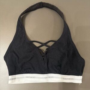3/$10 🛒🛍️ Gilly Hicks Black Bra with Criss-Cross Straps - Size Small